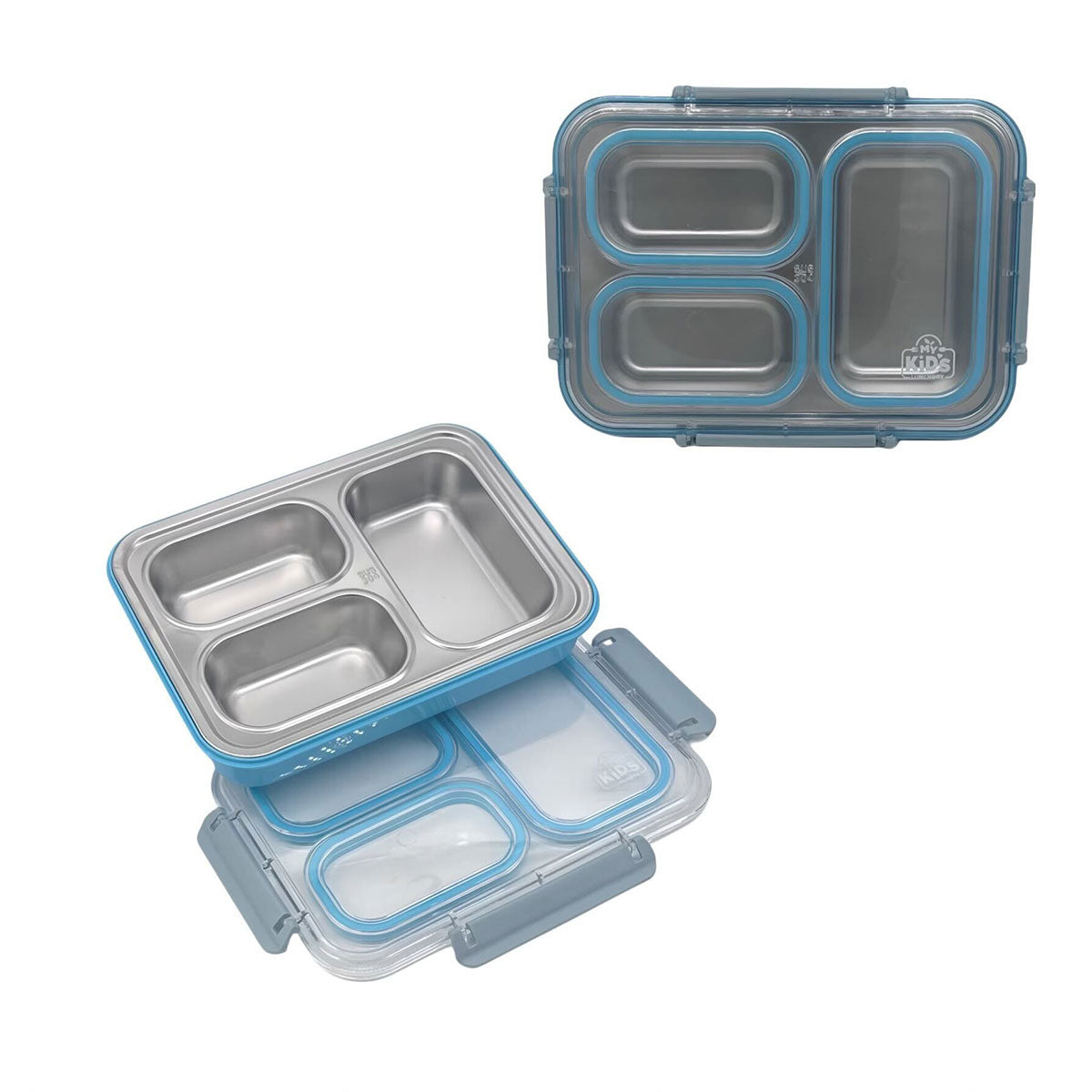 3 Compartment Stainless Steel Bento Box