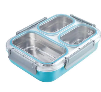 3 Compartment Stainless Steel Bento Box